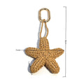 Cute Handmade Raffia Starfish Keychain Bag Charm MK2ZCAS6W10BBC47