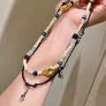 Beaded Braided Choker Necklace - DippedShop Wholesale - #1299