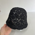 Crochet Foldable Bucket Hat - DippedShop Wholesale - #6867