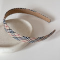 Vintage Plaid Print Non Slip Thin Headband MK2PIM6W6HBD72