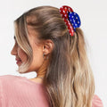Sweet Hat Shape Cherry Print Hair Clips 8AS6HCP71L