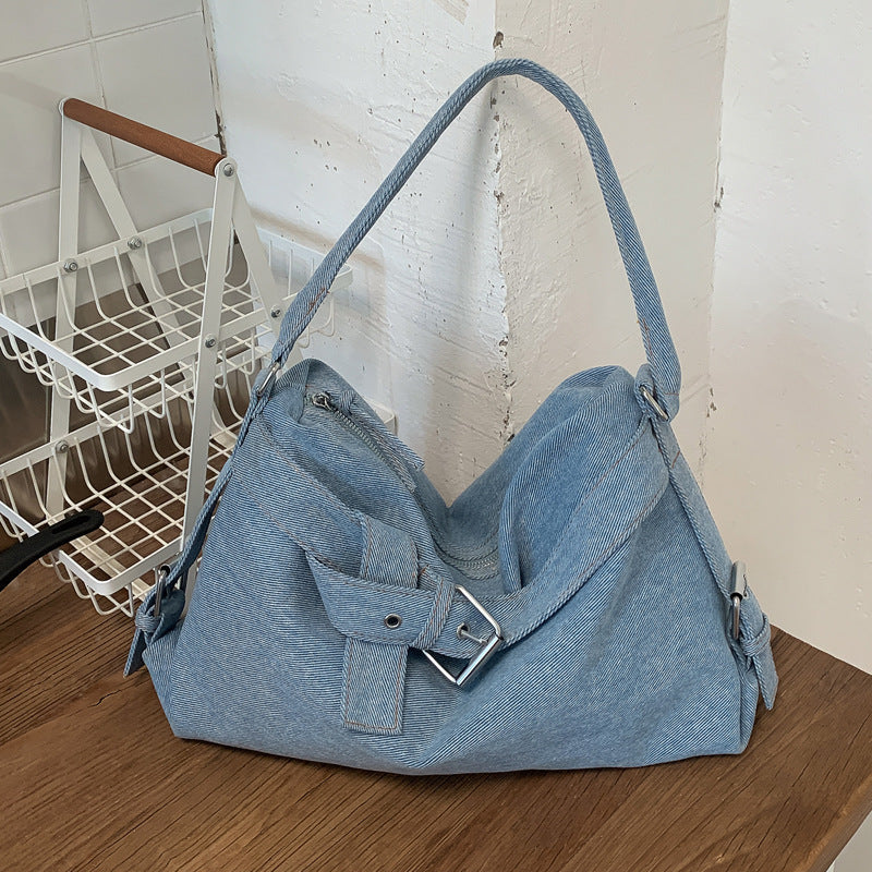 Chic Denim Large Capacity Shoulder Bag 6W10BBG1352