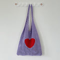 Heart Hollow Knit Tote - DippedShop Wholesale - #1315
