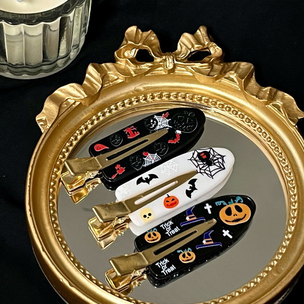 Sweet Halloween Bat Spider Hair Clip DP25G522