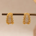 C-Shaped Cubic Zirconia Studs - DippedShop Wholesale - #6867
