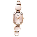 Trendy Oval Quartz Irregular Chain Bnagle Watch MK2SSAS6W6JWA13
