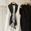 Reversible Faux Silk Scarf - DippedShop Wholesale - #7747