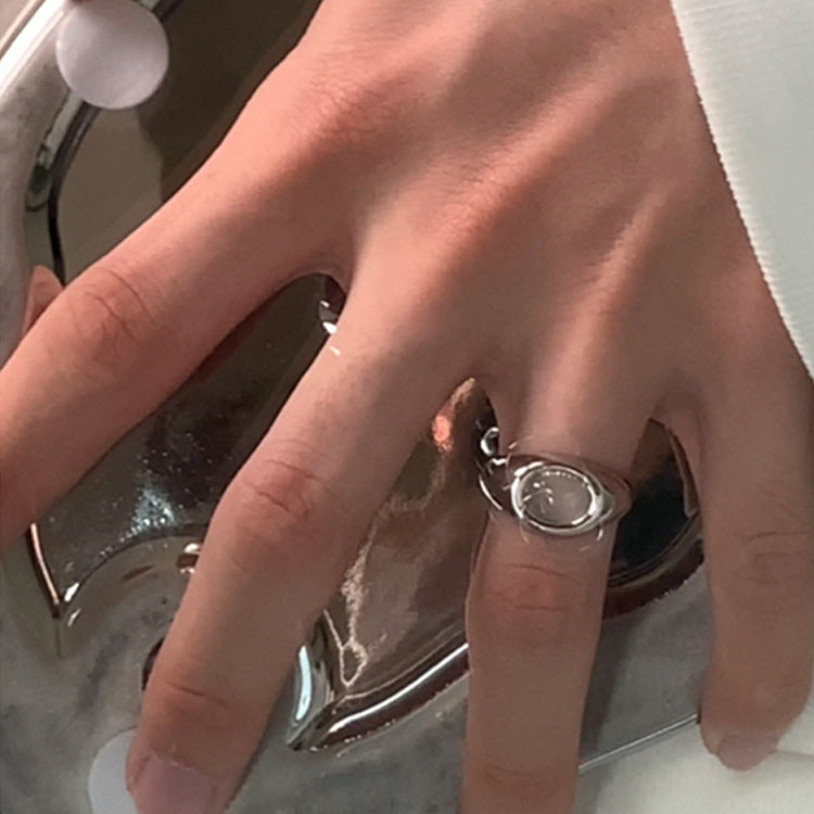 Vintage Cat Eye Stone Ring - DippedShop Wholesale - #7123