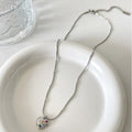 Colorful Cubic Zirconia Heart Pendant Necklace 6W6JNC423