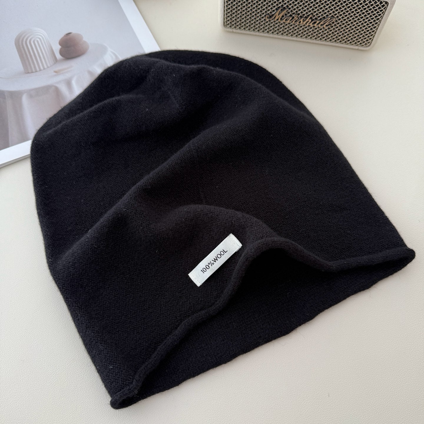 Wool Blend Color Block Beanie - DippedShop Wholesale - #2867