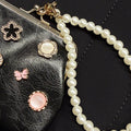 Floral Embellished Coin Purse - DippedShop Wholesale - #5827