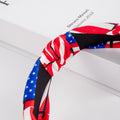 Stylish USA Flag Print Knot Hair Band 8AS6HBD55T