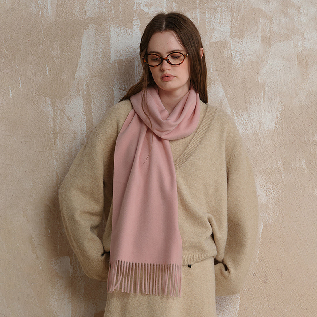 Tassel Wool Scarf - DippedShop Wholesale - #5219