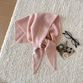Trendy Solid Color Knit Headscraf Triangle Scarf 6W6NSC91