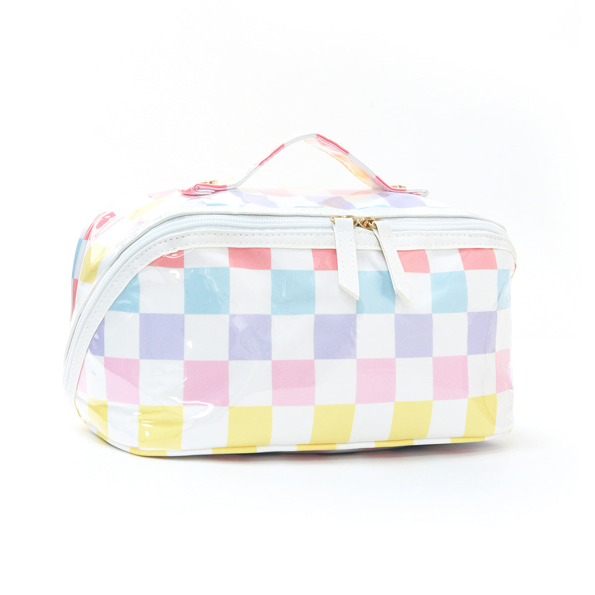 Stylish Striped Waterproof PVC Cosmetic Bag MK2BLW6C5CO21