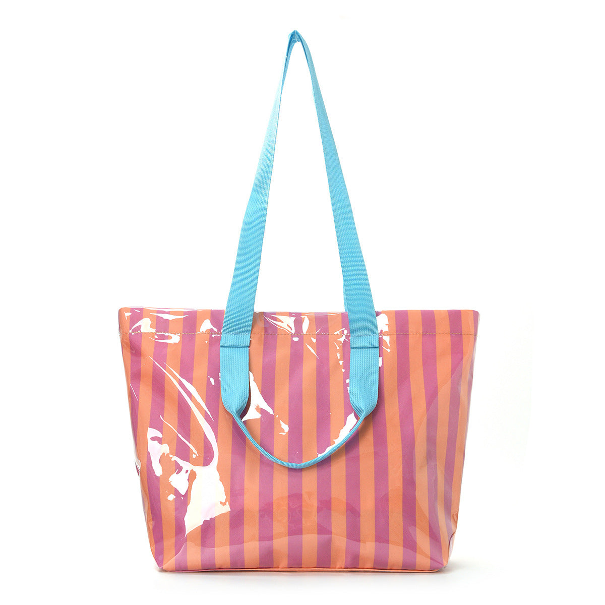 Stylish Striped Large Capacity Waterproof Shoulder Bag MK2BLW6W10BBG560