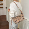 Vintage Polka Dot Faux Suede - DippedShop Wholesale - #0227