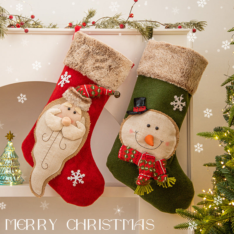 Cute Stocking Christmas Decor Hangings DPDH1802