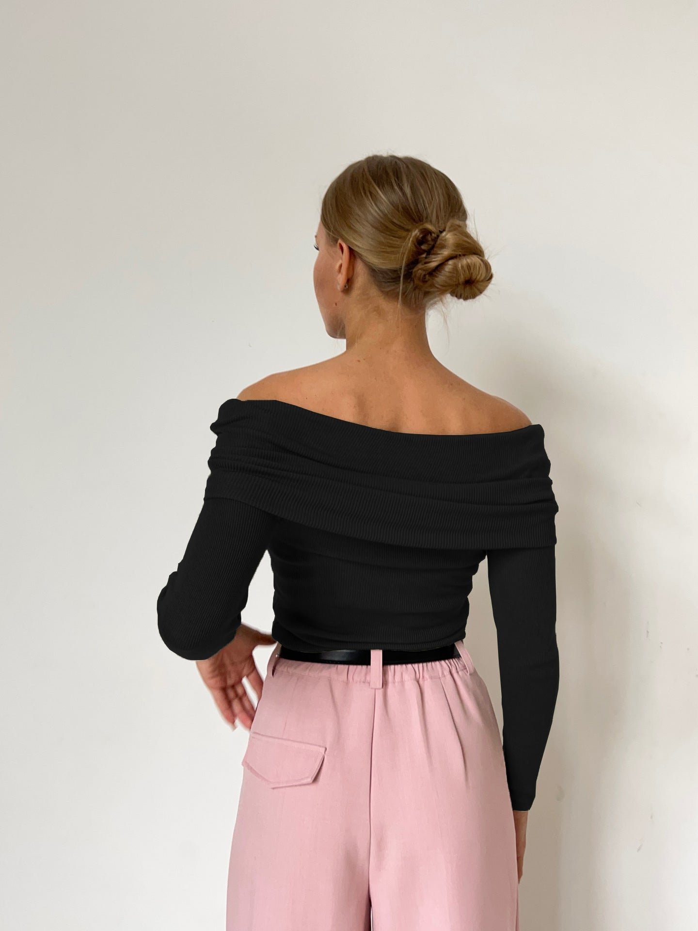 Off Shoulder Knit Top - DippedShop Wholesale - #6019