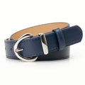 Minimalist Solid Color Skinny PU Leather Belt MK2LEEP6W6JBT46