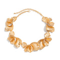 Floral Petal Choker Necklace - DippedShop Wholesale - #2099