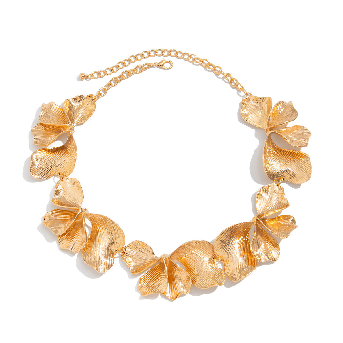 Floral Petal Choker Necklace - DippedShop Wholesale - #2099