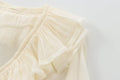 V-Neck Ruffled Chiffon Blouse - DippedShop Wholesale - #2291