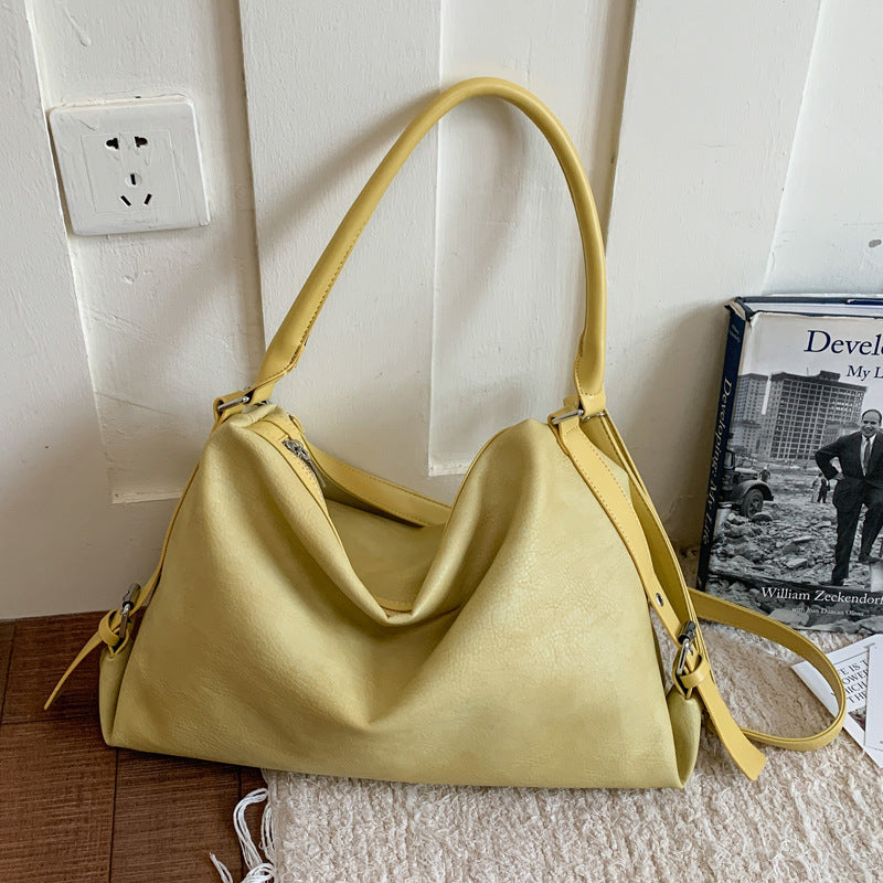 Minimalist Solid Color Large Capacity Underarm Bag 6W10BBG1378