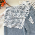 Elegant Lace Hollow Tie Side Wrap Hip Scarf MK2BW6W1SL09