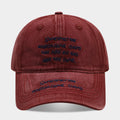 Stylish Letter Embroidery Adjustable Baseball Cap 8BK6HAT185L