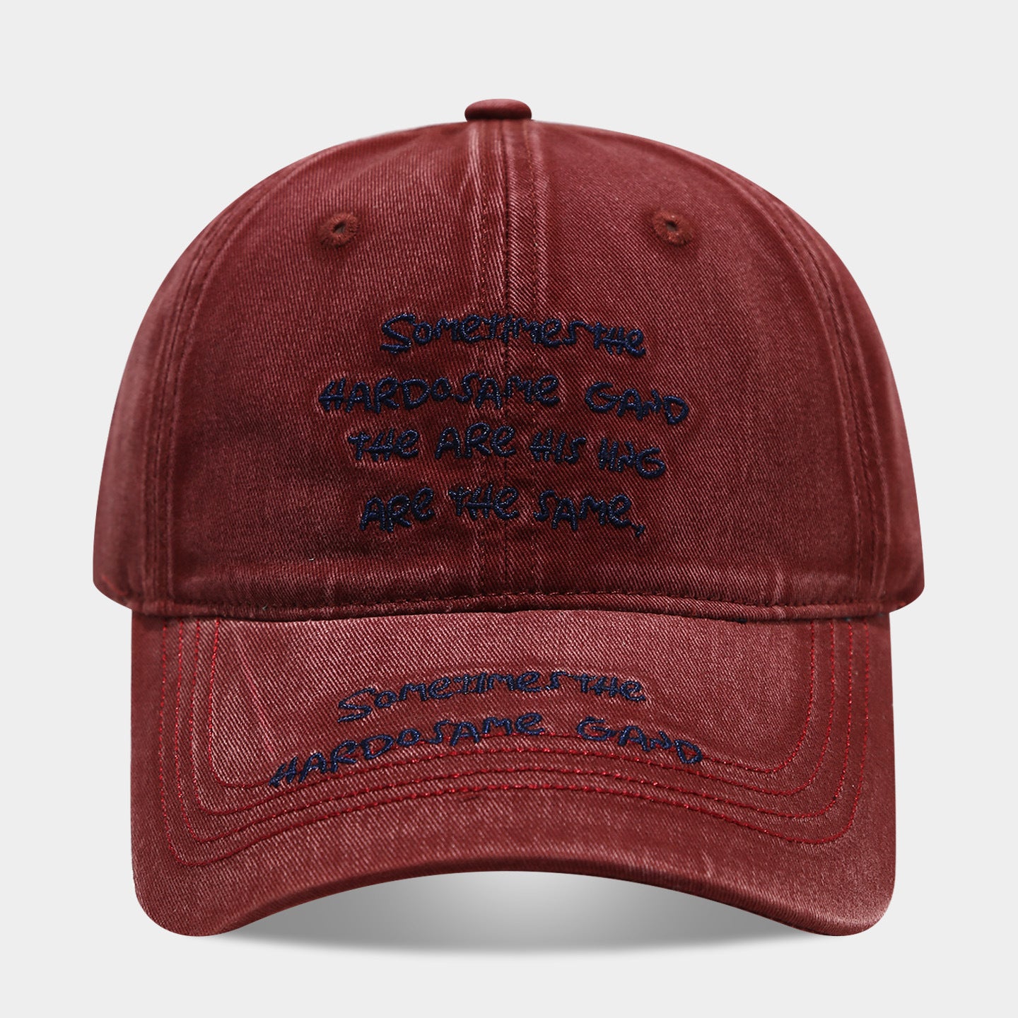 Stylish Letter Embroidery Adjustable Baseball Cap 8BK6HAT185L