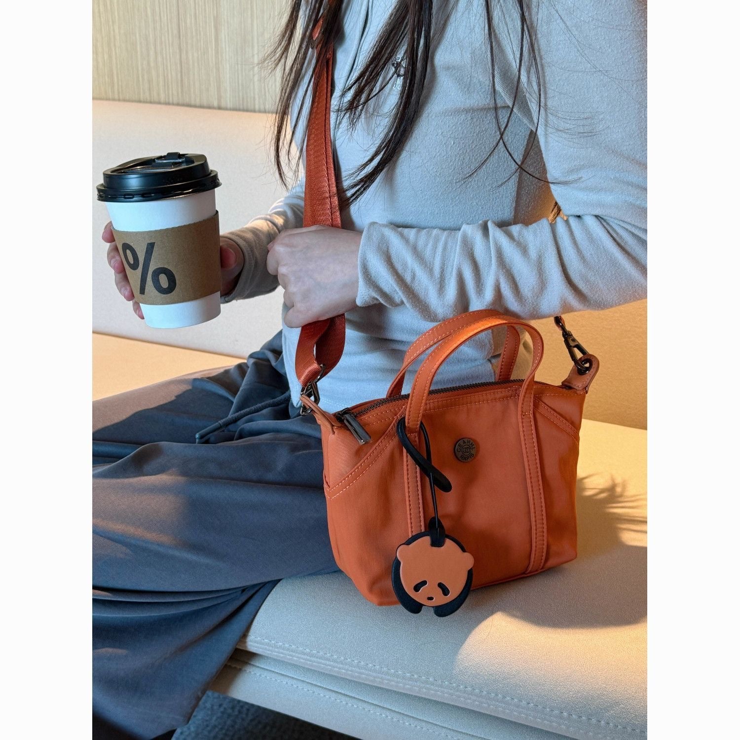 Mini Solid Color Lightweight Tote Bag 6W10BBG1347