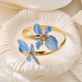 Vinatge Enamel Floral Gold Pla - DippedShop Wholesale - #6419