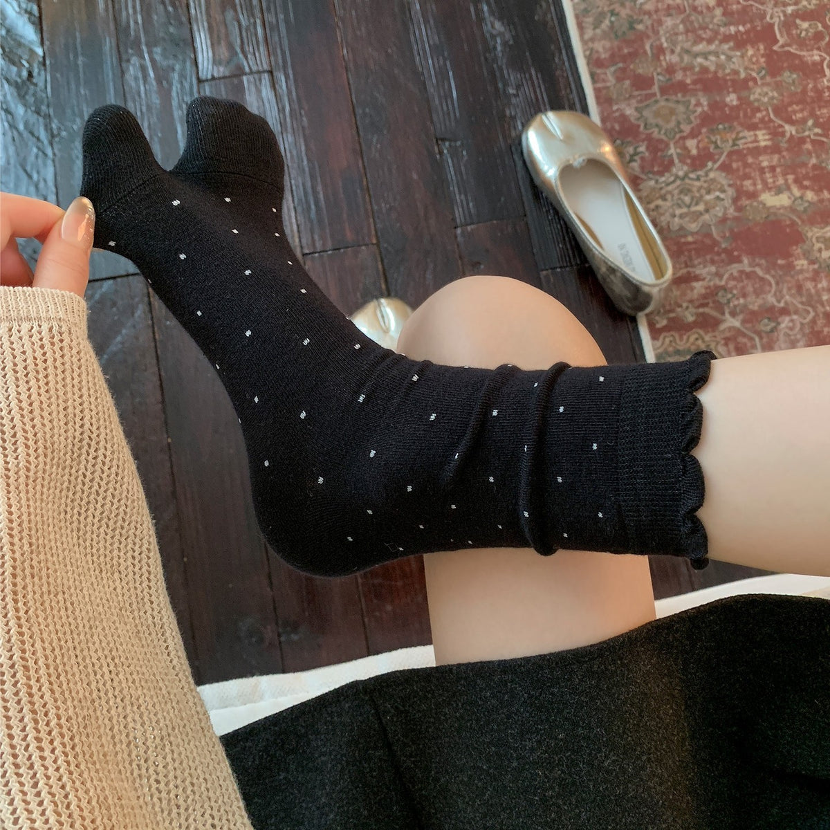 Split Toe Tabi Socks - DippedShop Wholesale - #5635