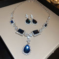 Stylish Rhinestones Tassel Choker Necklace 6W6JNC978