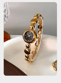 Luxury Gold-Tone Round Quartz Bracelet Watch MK2SSAS6W6JWA15
