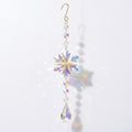 Christmas Snowflake Crystal Suncatcher Wind Chime 6H7HLS142