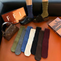 Solid Color Elastic Socks - DippedShop Wholesale - #7507