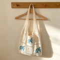 Retro Jacquard Hollow Out Knit Shoulder Bag 6W10BBG1761
