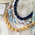 Silk Scarf Necklace - DippedShop Wholesale - #2691