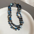 Vintage Irregular Double Layer Shell Necklace 6W6JNC944