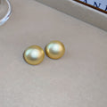 Minimalist Gold Plated Geometric Stud Earrings 6W6JER703