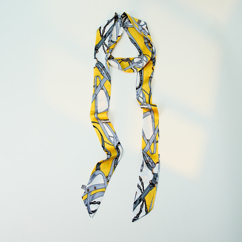 Sweet Floral Print Skin Silk Scarf 6W6NSI226