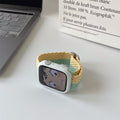 Color Block Nylon Weave Watch Band 6W6JWA140