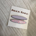 Sweet Polka Dots Bow Knot Print Hair Clip 8AS6HCP343T