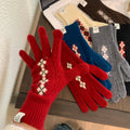 Trendy Cable Knit Christmas Touchscreen Warm Gloves 6W6GLO108