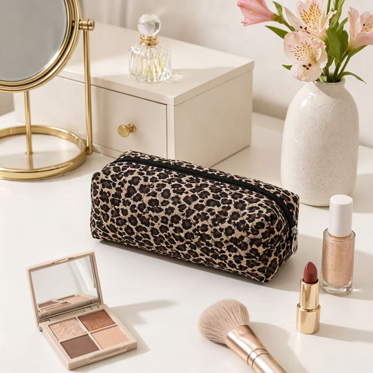 Classic Leopard Print Portable Pencil Case 6S10BOB1034