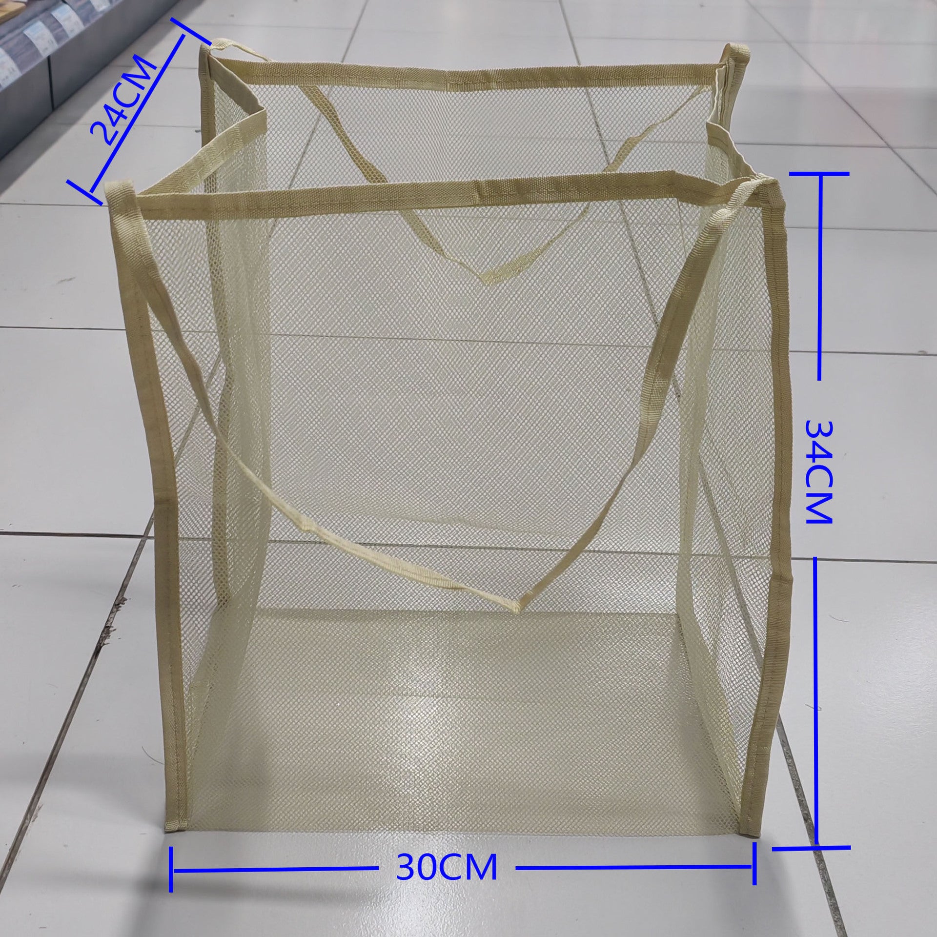 Solid Color Transparent Mesh Storage Bag 8BW6BOB79L