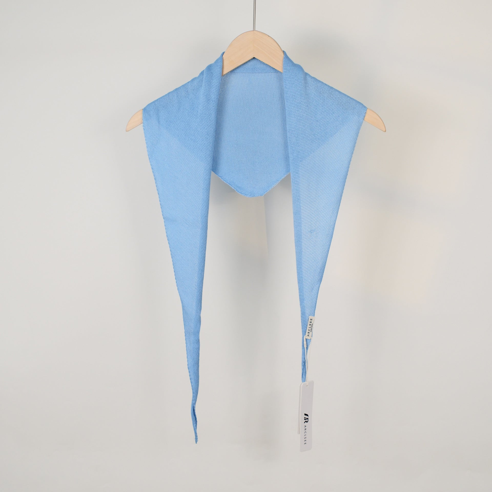 Fashion Solid Color Headscarf Triangle Knit Scarf 6W6NSC45