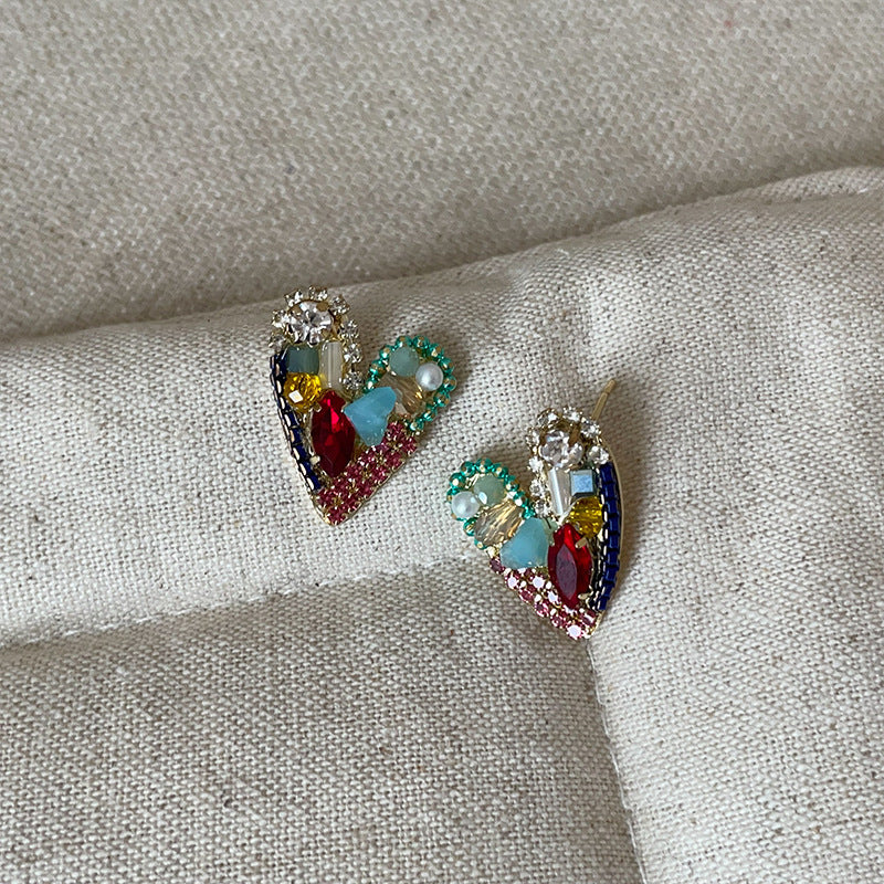 Heart Stud Earrings - DippedShop Wholesale - #1971